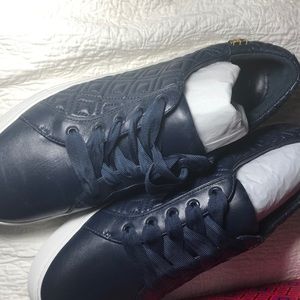 Marion quilted laced up sneakers